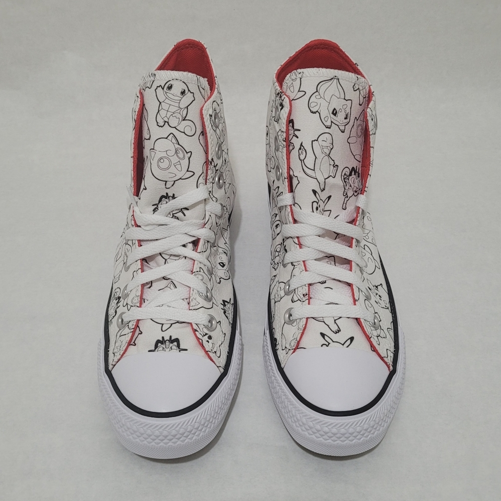 Converse Chuck Taylor All Star Pokémon Poke Ball High Top Sneakers - Picture 2 of 16